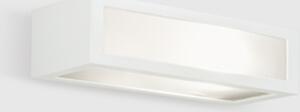 Applique Moderna Esterno Aster Alluminio Bianco 1 Luce E27