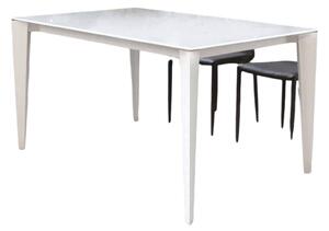 Tavolo vetro bianco allungabile 140x90 (829)