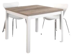 Tavolo rovere laminato allungabile a libro 90x90 h.78 (839)