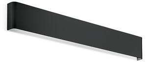 Applique Moderna Delta Metallo Nero Led 19,5W 4000K Luce Naturale