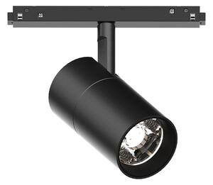 Faretto Binario Singolo Dali Ego Alluminio Nero 1 Luce 19W 3000K Luce Calda