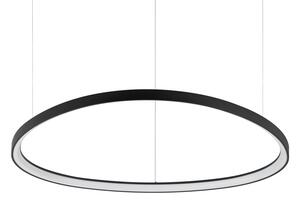 Sospensione Moderna Gemini Nero Led 80W 3000K Luce Calda