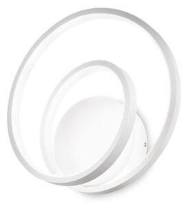 Applique Moderna Dali Oz Metallo Bianco Led 28W 3000K Luce Calda