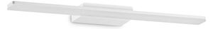Applique Moderna Make-Up Alluminio Bianco Led 18W 3000K Luce Calda