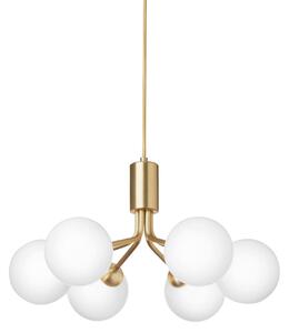 Lampada a sospensione Nuura Aps, Apiales, dimmerabile, Dorato / Ottone, Soggiorno, Vetro, Scandinavo