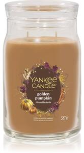 Yankee Candle Golden Pumpkin candela profumata Signature 567 g