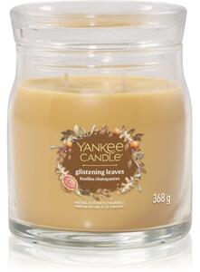 Yankee Candle Glistening Leaves candela profumata Signature 368 g