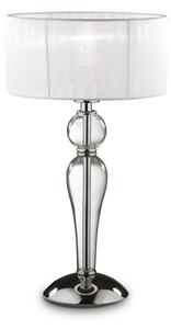Lampada Da Scrivania Contemporanea Duchessa Metallo Trasparente 1 Luce E27 Small