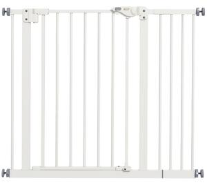 AllMyPets Cancellino per Cani Regolabile con Chiusura Automatica in Acciaio e Plastica 74-100x77 cm colore Nero