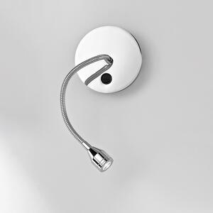Applique Contemporanea Spy Metallo Cromo Lucido Led 3W 3000K