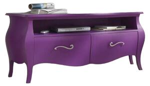 Mobile porta tv in legno laccato fucsia x soggiorno salotto 141x45x62 (3267)