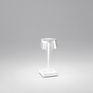 Lampada Da Tavolo Per Esterno Etoile Contemporanea Alluminio Bianco Led Cct