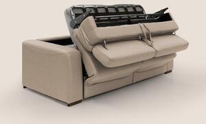 Poseidon divano letto + relax elettrico 206 cm (mat. 140x197cm) in tes