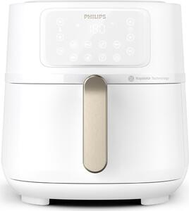Philips Friggitrice ad Aria Airfryer Multifunzione Capacit 7.2 Litri Potenza 2000 Watt Rapid Air con Termostato Regolabile e Timer colore Bianco -