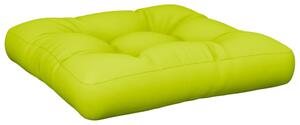 Cuscino per Pallet Verde Brillante 60x60x12 cm in Tessuto