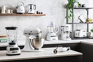 KITCHENAID Impastatrice Planetaria Capacit Ciotola 4.3 Litri 10 Velocit Potenza 275 Watt colore Bianco - 5K45SSEWH Classic