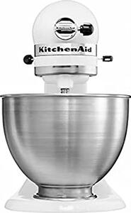 KITCHENAID Impastatrice Planetaria Capacit Ciotola 4.3 Litri 10 Velocit Potenza 275 Watt colore Bianco - 5K45SSEWH Classic