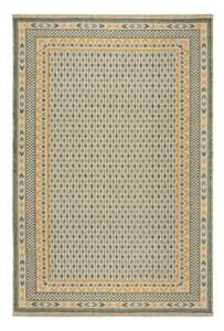 Tappeto verde in misto iuta 200x290 cm Mara Jute Border – Flair Rugs