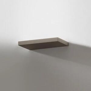 Gea Luce Yoana a/g applique led rettangolare luce in alto titanio