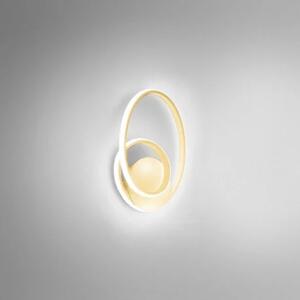 Gea Luce Diva a applique led oro spazzolato