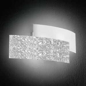 Gea Luce Lara a/p lampada da parete argento