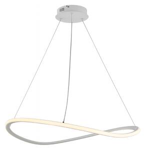 Sospensione Moderna Darwin Plastica Bianca Led 40W Dimmerabile 3000-4000-6000K
