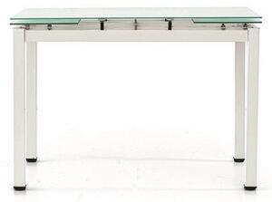 Tavolo da pranzo piano in vetro allungabile 110x70 h 76 (608)