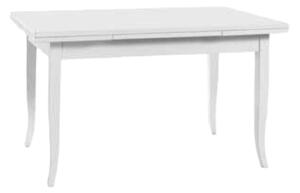 Tavolo con allunghe 140 x 80 bianco opaco (1005)