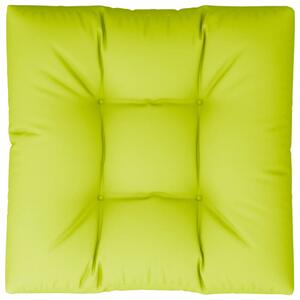 Cuscino per Divano Pallet Verde Brillante 80x80x12 cm