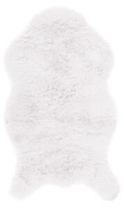 Pelliccia ecologica bianca Montone, 80 x 150 cm - Tiseco Home Studio