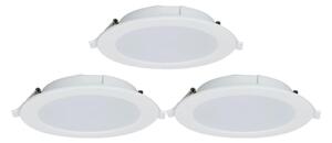 Aigostar-SET 3x Lampada da incasso LED dimmerabile MESH 15W/230V 2700K-6500K diametro 17cm