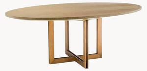 Tavolo ovale con piano in legno Melchior
