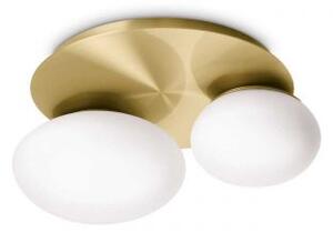 Lampada da soffitto ninfea pl2 ottone