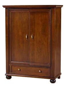 Scarpiera 2 porte in legno noce l.97 p.44 h.130