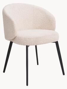 Set di 2 sedie da pranzo in bouclé con braccioli Lloyd