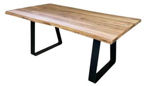 Tavolo legno massello nodo aperto 180x90 sp. 4 cm (807)