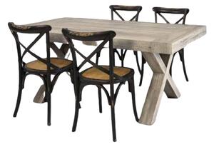 Tavolo rettangolare allungabile invecchiato 180x90 (818)