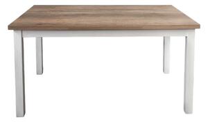Tavolo rovere nodato struttura in legno allungabile 110x70x78 (841)