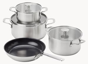 Batteria di pentole con rivestimento antiaderente KitchenAid, set da 7