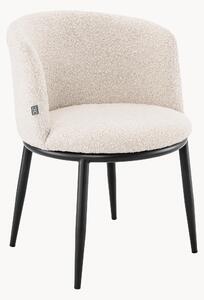 Set di 2 sedie da pranzo in bouclé con braccioli Filmore