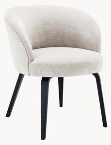 Sedia da pranzo imbottita con gambe in legno Vichy