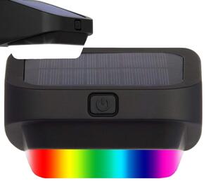 Lampada da parete decorativa solare LED RGB con sensore crepuscolare