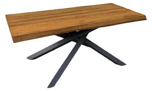 Tavolo big table fisso in rovere massello nodato spessore 6 cm. misura l.160 p.90 h.76 (1646)