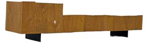 Porta tv moderno in legno rovere nodato l.180 p.45 h.68 (1669)