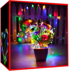 Catena luminosa di Capodanno 300 LED RGB 30m 8 funzioni USB