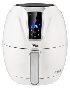 Friggitrice ad aria senza grassi LCD touch da 1300 W Friggitrice da 3200 ml bianca