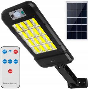 Lampione stradale solare 240 LED COB con sensore di movimento PIR bianco freddo