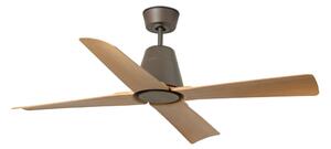 FARO 34106 - Ventilatore da soffitto TYPHOON M marrone IP44 d. 130 cm + telecomando