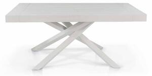 Tavolo big table nobilitato bianco consumato l.160 p.90 h.77 (1610)