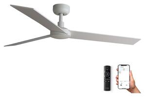 FARO 34297WP-Ventilatore da soffitto RUDDER L bianco diametro 132 cm SMART + telecomando